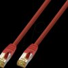 1852HF-1,0M Patch cable, Cat.6a, S/FTP, 1 m red