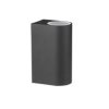VT-7652 Kinkiet SLEEK dwukierunkowy 2xGU10 kształt: okrągły obudowa: czarna IP44 7509 V-TAC