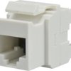 Moduł keystone RJ45 UTP kat.6 nieekranowany biały Molex