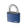 ABUS 49931 T65AL/40mm My Lock Aluminium Padlock Blue Keyed Alike 6401