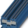 Through terminal block, push-in connection, 0.14-2.5 mm², 4 pole, 17.5 A, 6 kV, blue, 3211022