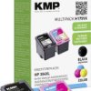 KMP atrament Zamiennik HP 304XL, N9K08AE, N9K07AE zamiennik Combi-Pack Czarny, Kolor H175VX 1759,4005