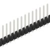 Pin header, 15 pole, pitch 2.54 mm, straight, black, 10054152