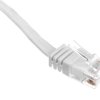 Kabel krosowy płaski patchcord U/UTP kat.5e biały 3m 93360