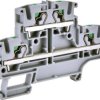 Złączka sprężynowa 2-poziomowa 4 mm2 PUSH-IN (szara) ESH-EFD.4 003903268