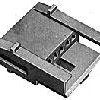 Plug housing, 2 pole, pitch 2.5 mm, straight, black, 2-172211-2