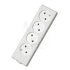 4x2P białe gniazdo Elgotech 0040 G-4
