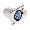 XLR żeński 3-pin montażowy