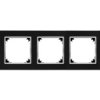 Vestra Ramka Pięciokrotna Ip20 Czarny/Chrom 3875-46