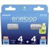 Panasonic 52302191 Eneloop Batteries AAA/AA 8pcs Rechargeable Long-Life