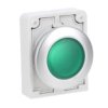 Główka Lampki Sygnalizacyjnej 30Mm Płaska Zielona M30c-Fl-G 183283