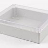 PC enclosure, (L x W x H) 186 x 146 x 55 mm, light gray (RAL 7035), IP65, RP1270C