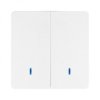 Coolseer RF Wall Switch - bezprzewodowy przycisk ścienny - RF 433MHz - 2-kanałowy - COL-BSW04W