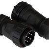 Złącze okrągłe 7-pinowe SP29 Mocowanie kablowe liniowe Wtyk, Gniazdo RS PRO Męski/żeński IP68 SP29