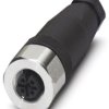 Złącze okrągłe 4-pinowe M12 Kabel Gniazdo Phoenix Contact Żeńskie IP65, IP67, IP69K SACC