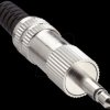 10404 Jack plug, 3.5 mm, mono, with anti-kink protection