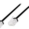 kabel LAN LogiLink CQ3003U, 1 szt., RJ45, CAT 6a, U/UTP, 0.15 m, czarny
