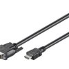 HDMI-DV020.030 Kabel HDMI 1.4 DVI-D (18+1) wtyk,HDMI wtyk 3m czarny