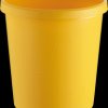 H6105818 Waste paper basket 18 litres, yellow