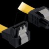 82800 Cable SATA 6 GB/s GE/un 20 cm yellow metal
