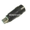 Przejście GN 2,1/5,5mm - WT USB mini
