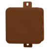 Puszka Hermetyczna V6, Termoplast 85X85x41 Ip54, Brązowa - Klik, 12 Osłabień