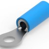 Insulated ring cable lug, 2.0-2.15 mm², AWG 14, 3.68 mm, M3.5, blue, 51864-8