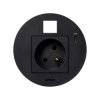 Meblowe gniazdo zasilające Simon 400 Flash 90 z USB-C i RJ45