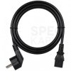 Kabel zasilający OWY 3x1,5 do komputera z wtyczką IEC320 C13 10A czarny 10m NEKU