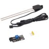 Soil moisture sensor, moisture detector and plant moisture measuring device with corrosion-resistant probe for automatic irrigat