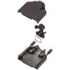 MH 6560-0815-01 D-SUB Housing 9 Pins Metal 180° Black 1pc