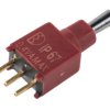 Przełącznik Wł.-wył.-wł. SPDT RS PRO Płytka drukowana długość przełącznika 6.1mm