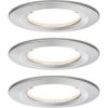 Paulmann 93458 Nova Bathroom Recessed Light Set LED 18W IP44 Iron
