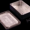 Aluminum die cast enclosure, (L x W x H) 80 x 55 x 21 mm, black (RAL 9005), IP66, 1550WPBK