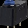 D2AW-A002D R Subminiature Micro Switch, 1x NC, Plunger, Short