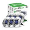 6X Lampki Solarne Ogrodowe Led Helis Wbijane Dyski Dogruntowe 4000K Ip44 Lumiled