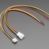Adafruit 2.5mm Pitch 3-pin Cable Matching Pair - JST XH Compatible