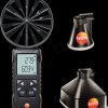 0563 1417 testo 417 vane anemometer set 1, with measuring funnels