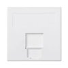 SIMON CONNECT Płytka S500 1x RJ z osłoną uniwersalna czysta biel 50000085-030 KONTAKT SIMON