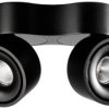 Lampa sufitowa, natynkowa Deko Light Uni II Double 348175 LED LED wbudowany na stałe 20 W czarny głęboki (ral 9005)