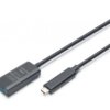Kabel przedłużający aktywny, USB 3.2 Gen2, 10Gbps, USB-C - USB-A, 5m DA-73113