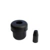 Zaślepka rur okrągła Ø tulei 22.5mm Czarny Rura okrągła Guma