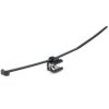 Edge clip, for edges 3 to 6 mm, max. bundle Ø 45 mm, PA, heat stabilized, black, (L x W x H) 14.8 x 17.3 x 14.6 mm, 156-00007