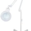 Lampa z lupą na statywie powiększająca 5D 5