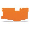 WAGO 769-308 End And Intermediate Plate 1.1mm Thick Orange