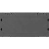 Szafa instalacyjna rack wisząca 19 4u 600x450 czarna drzwi metalowe lanberg (flat pack) WF01-6404-00B