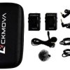 CKMOVA Vocal X V1 Przypinany Mikrofon Rodzaj transmisji danych:radiowa, bezprzewodowa z klipsem Mikrofon TRS (wtyk jack