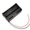 Pojemnik do baterii 18650 2x przewody