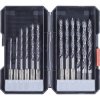 kwb 108830 Set Wood twist drill bits 12 pieces Keyless and key-type chucks