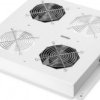 Roof ventilation unit, steel, (W x H x D) 470 x 80 x 410 mm, gray, for Varioflex-N/Unique Network/Dynamic Basic Enclosure series